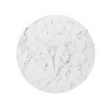 Faux Marble / White