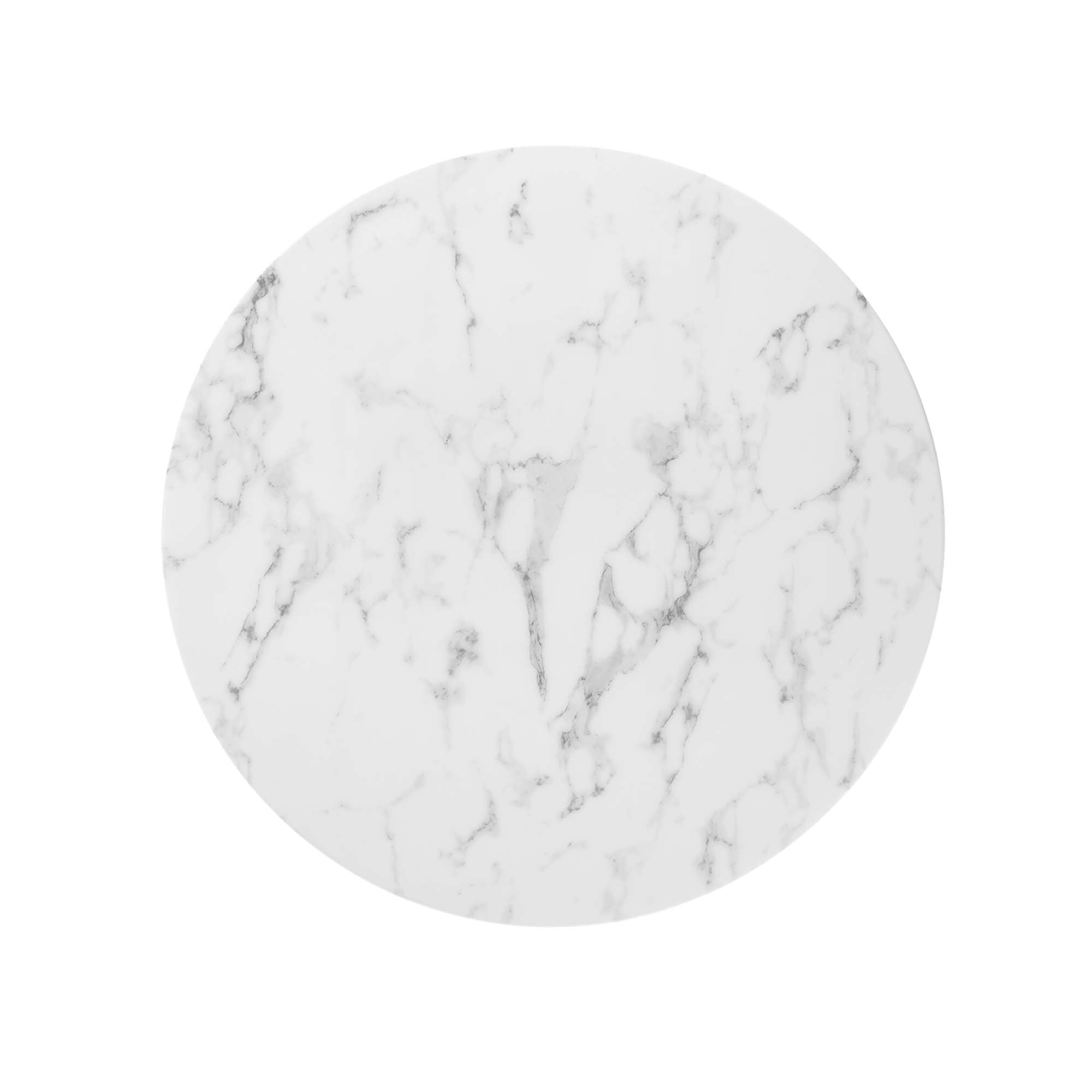 Faux Marble / White