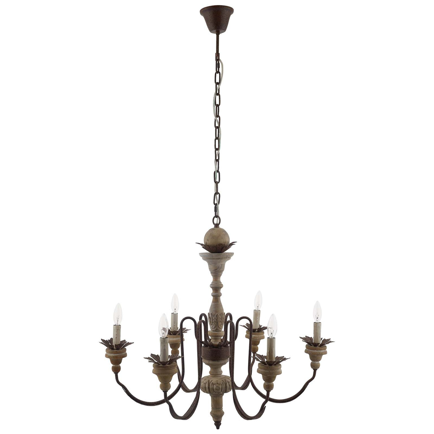 Bountiful Vintage French Pendant Ceiling Light Candelabra Chandelier by Modway