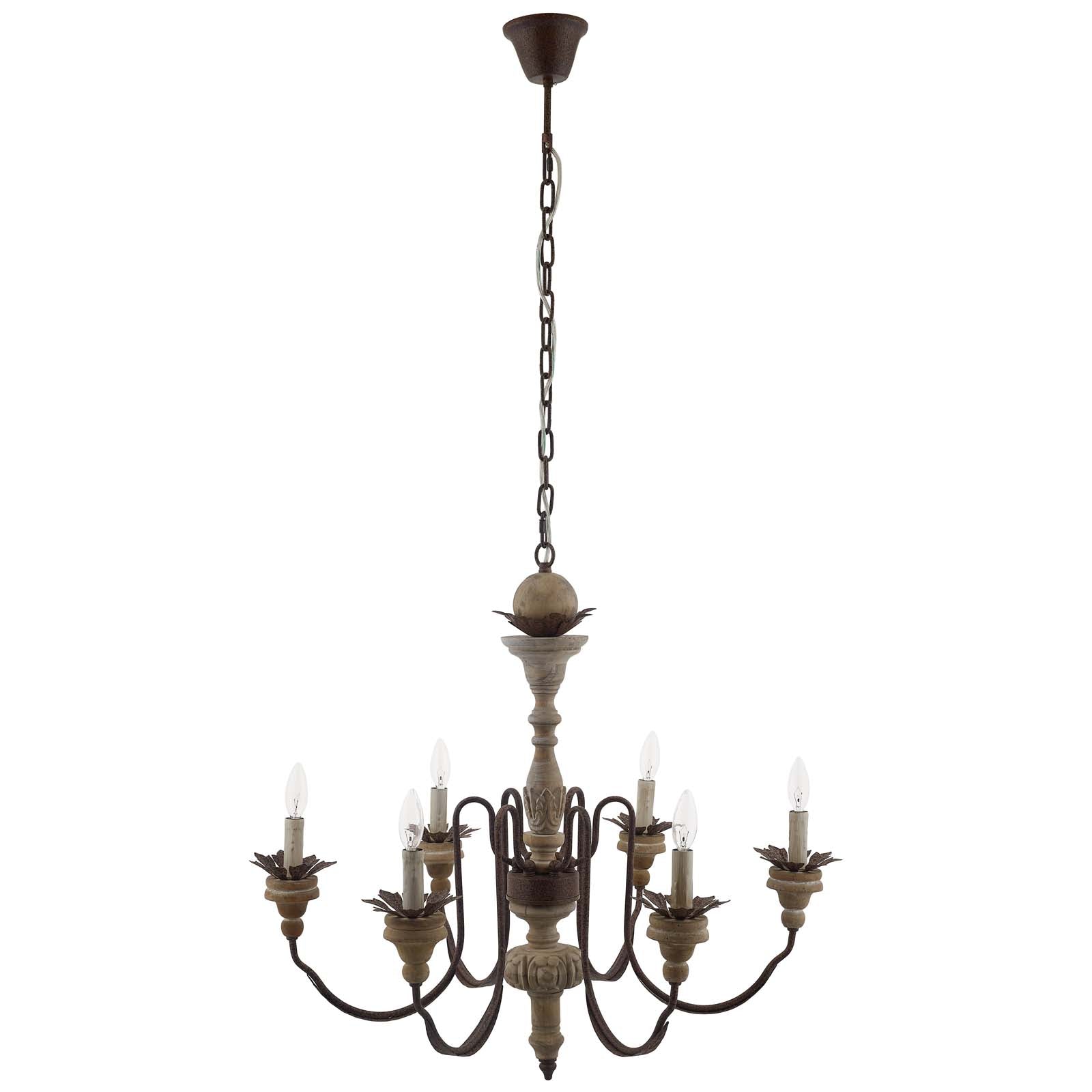 Bountiful Vintage French Pendant Ceiling Light Candelabra Chandelier by Modway