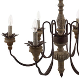 Bountiful Vintage French Pendant Ceiling Light Candelabra Chandelier by Modway