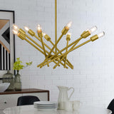 Cherish Brass Metal Pendant Light by Modway