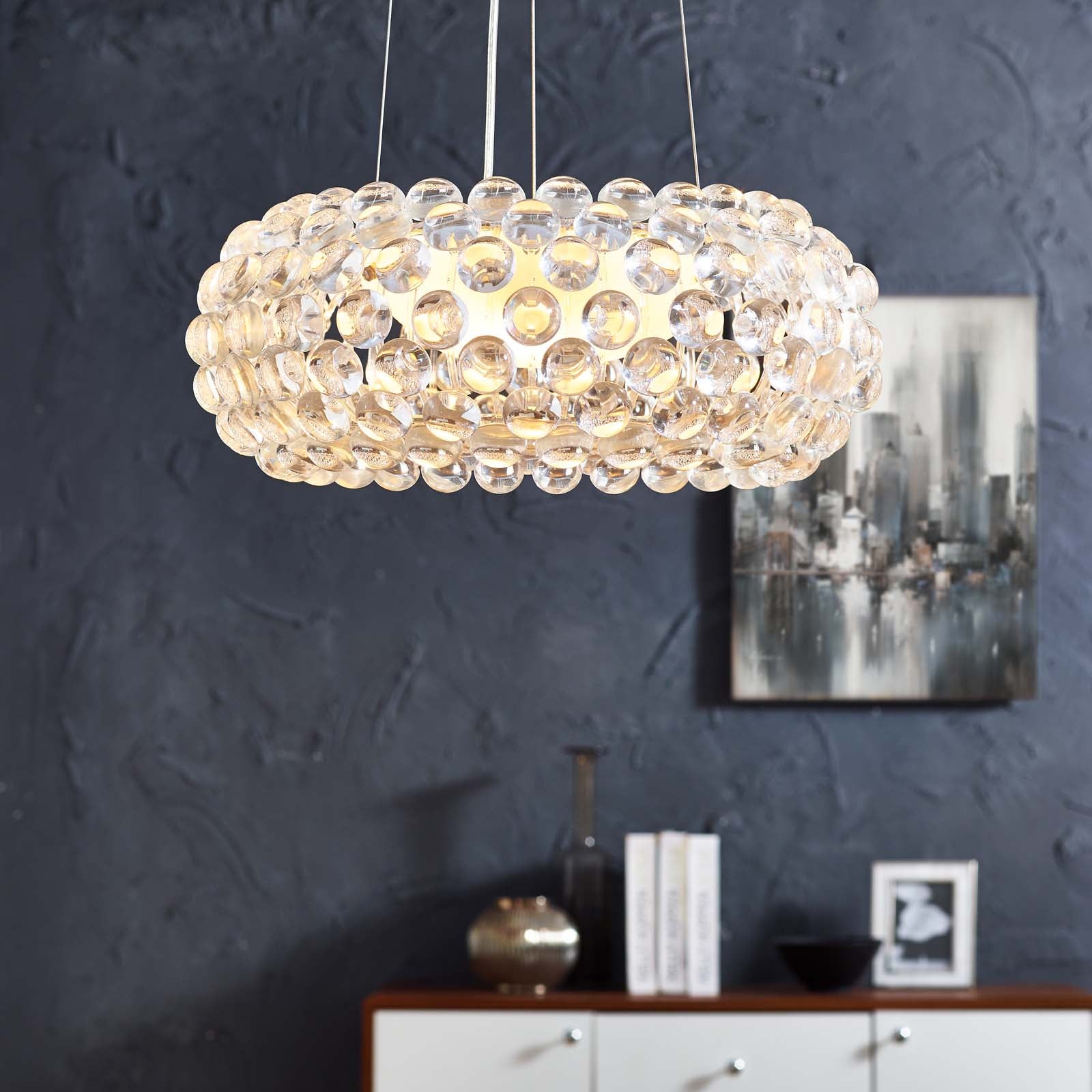 Halo 20” Pendant Chandelier by Modway