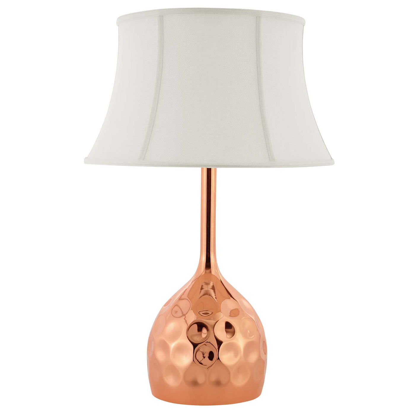 Dimple Rose Gold Table Lamp by Modway