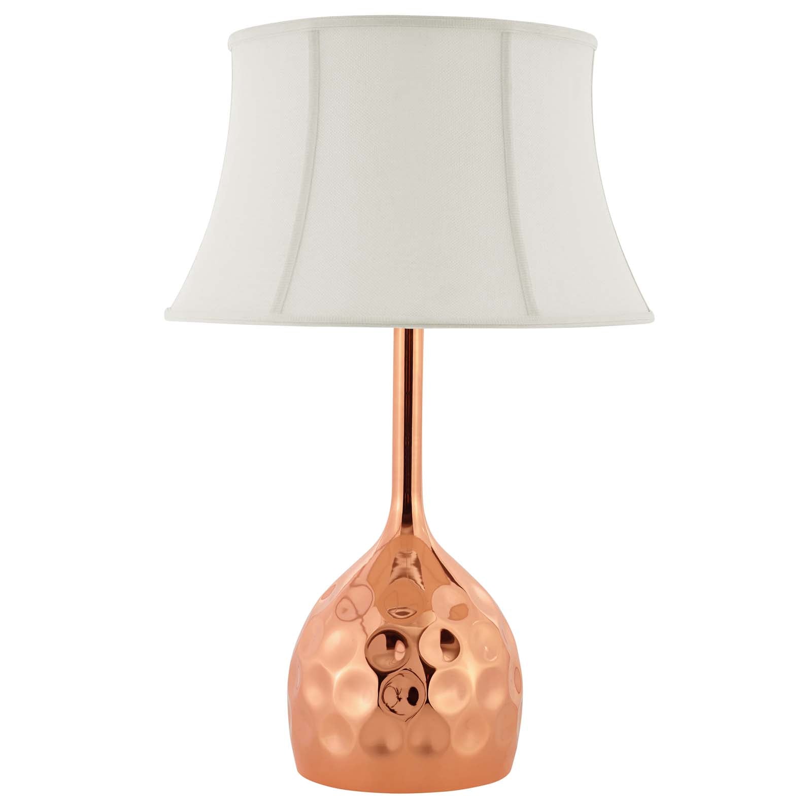 Dimple Rose Gold Table Lamp by Modway