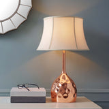 Dimple Rose Gold Table Lamp by Modway