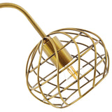 Salient Brass and Faux White Marble Table Lamp by Modway