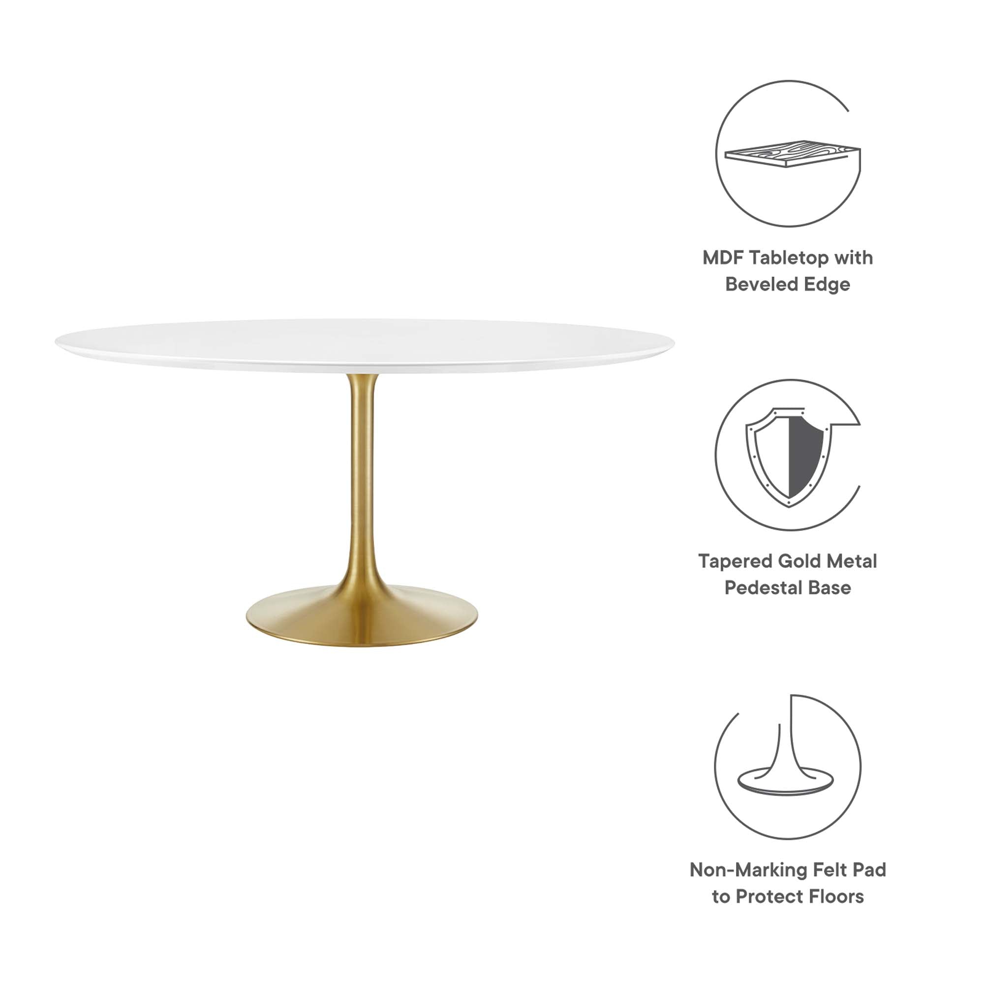 Wood / Gold White