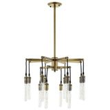 Resolve Antique Brass Ceiling Light Pendant Chandelier by Modway