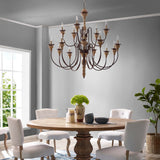 Nobility Pendant Light Ceiling Candelabra Chandelier by Modway