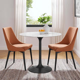 Faux Marble / Black White