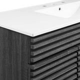 Charcoal White / 48" Single