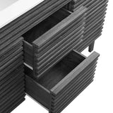 Charcoal White / 48" Double
