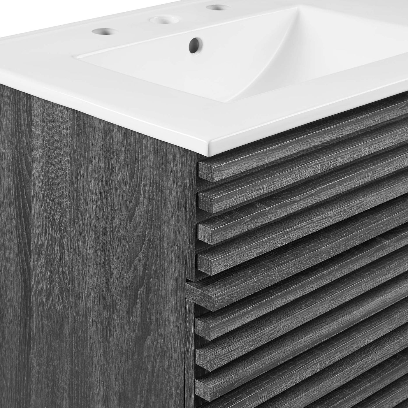 Charcoal White / 48" Double