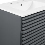 Gray White / 48" Double