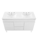 White White / 48" Double