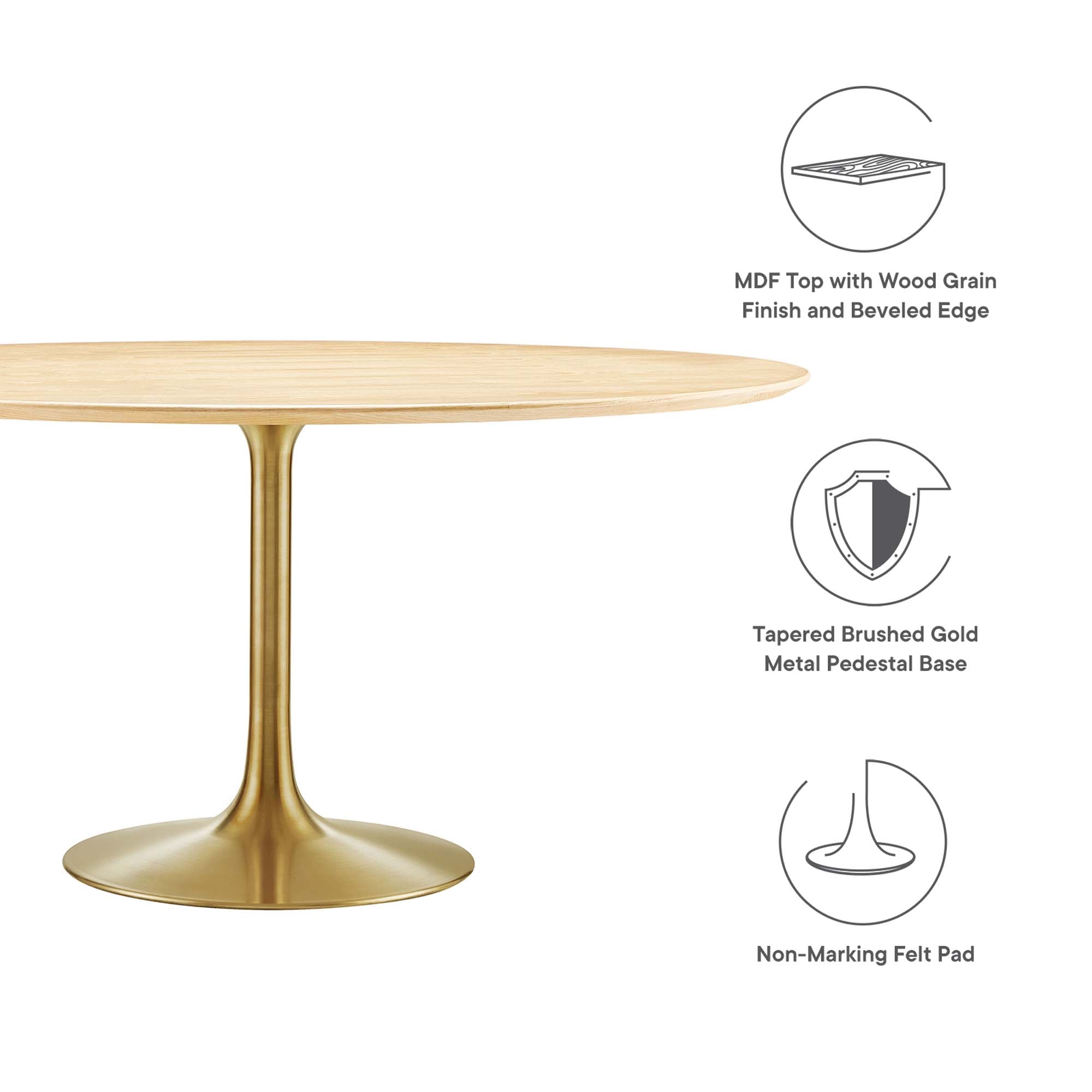 Wood / Gold Natural