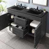 Charcoal Black / 48" Double