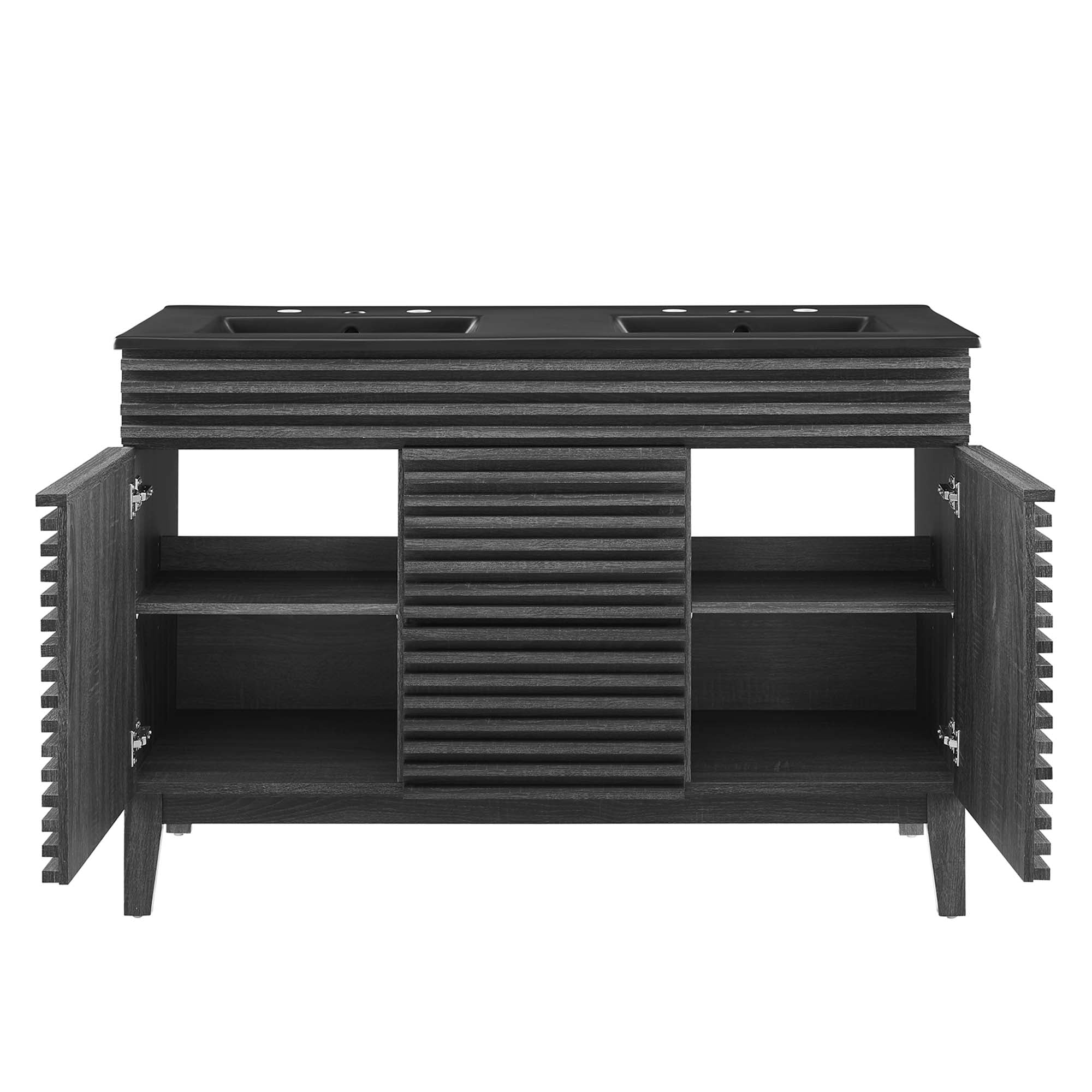 Charcoal Black / 48" Double