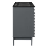 Gray Black / 48" Double