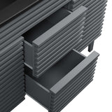 Gray Black / 48" Double