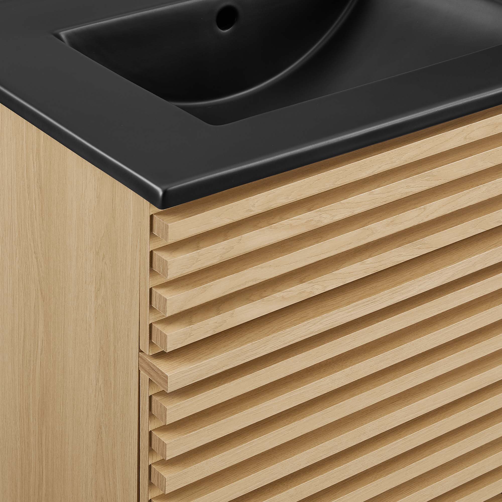 Oak Black / 48" Double