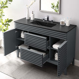 Gray Black / 48" Single
