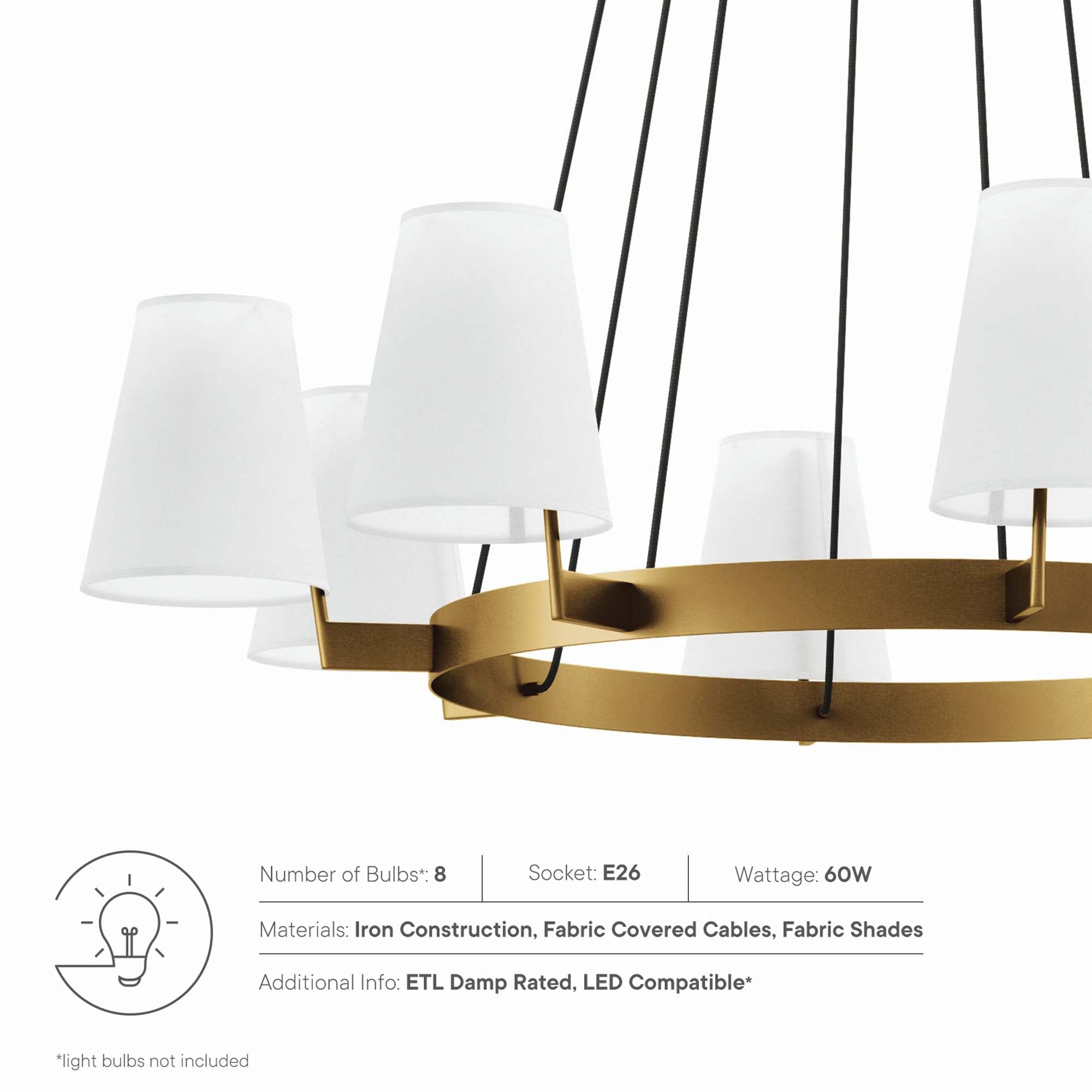 White Satin Brass