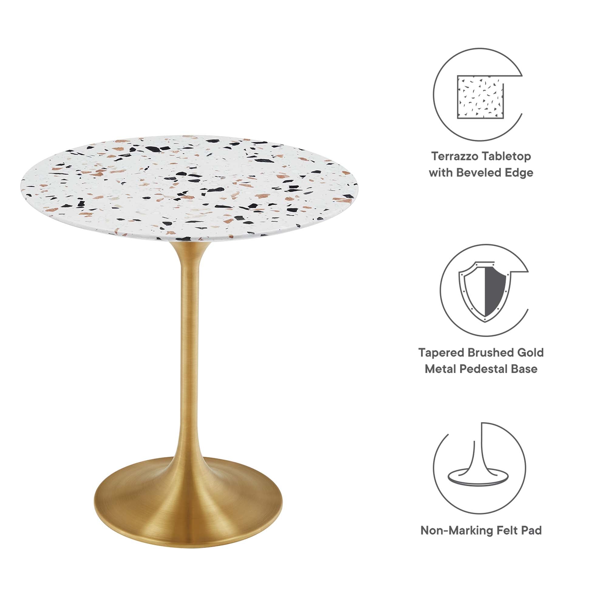 Gold Terrazzo / 20"