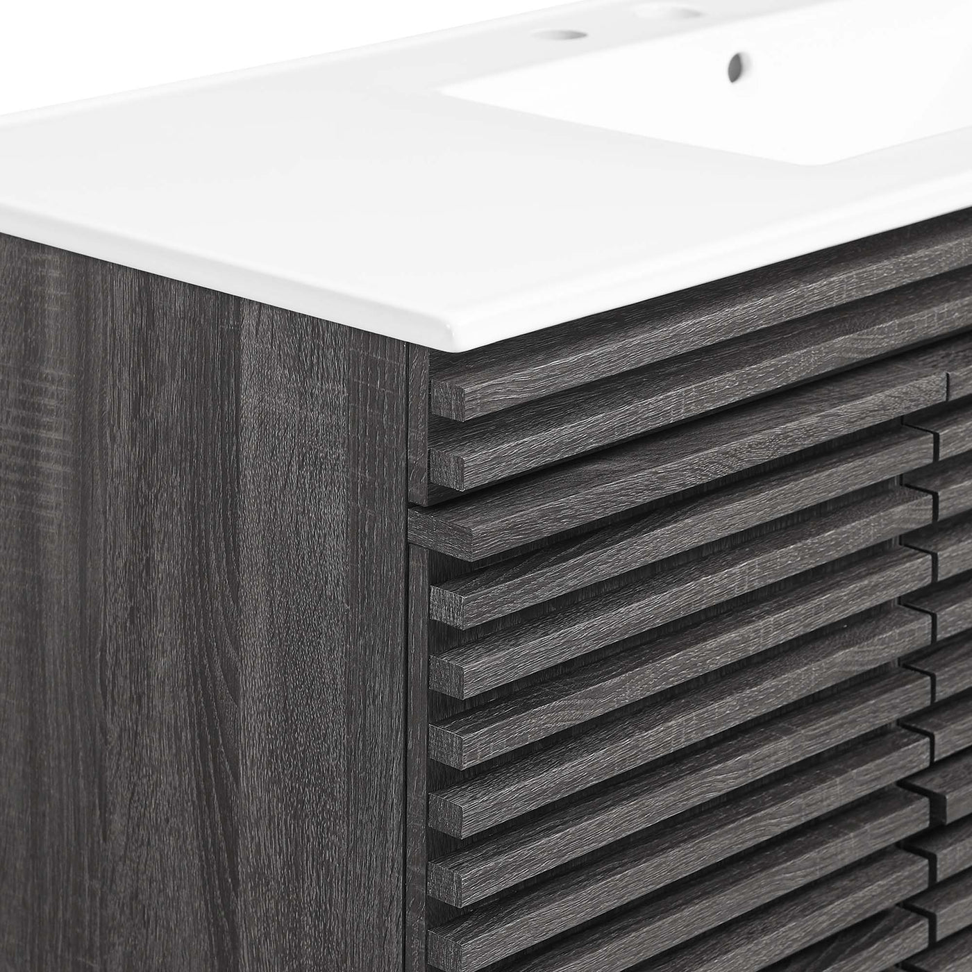 Charcoal White / 48" Single