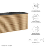 Oak Black / 48" Single