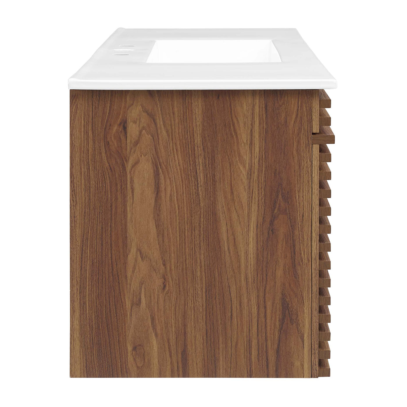 Walnut White / 48" Single