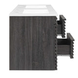 Charcoal White / 48" Double