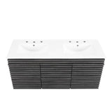 Charcoal White / 48" Double