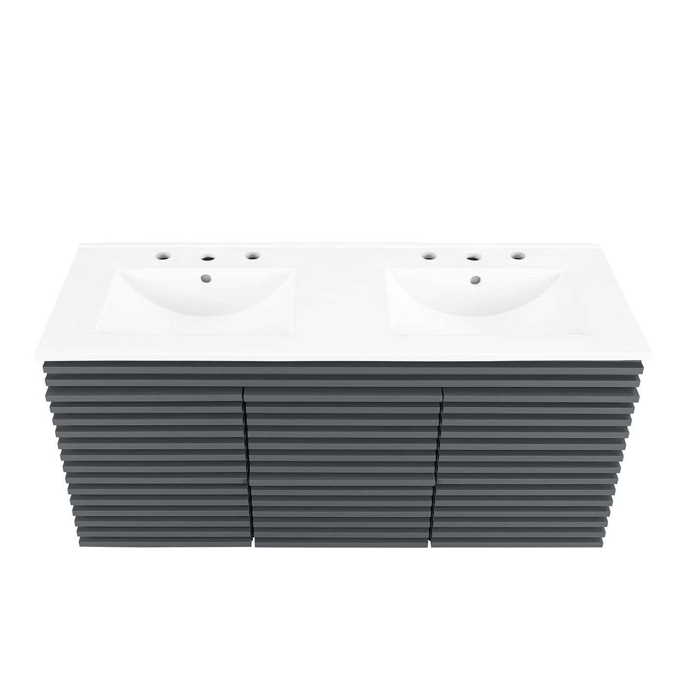 Gray White / 48" Double
