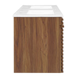 Walnut White / 48" Double