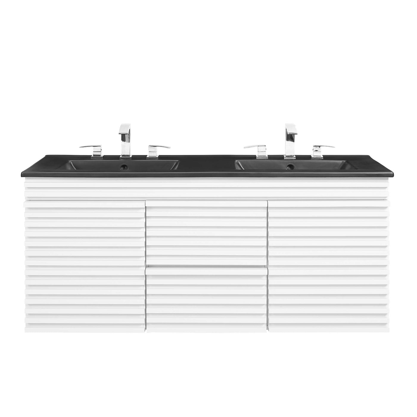 White Black / 48" Double