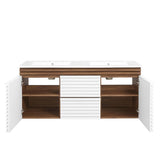 White Walnut White / 48" Double