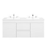 White White / 48" Double