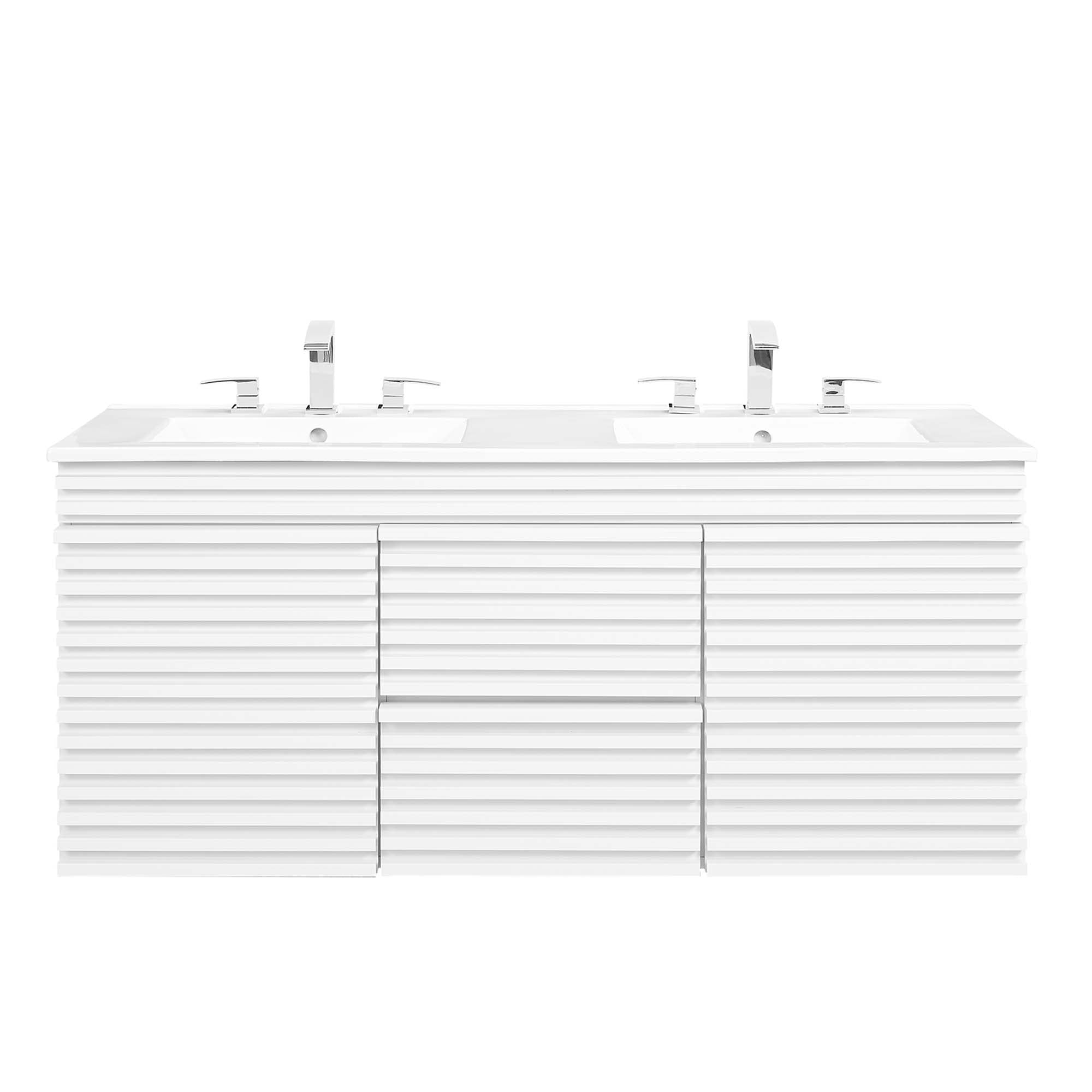 White White / 48" Double