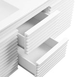 White White / 48" Double