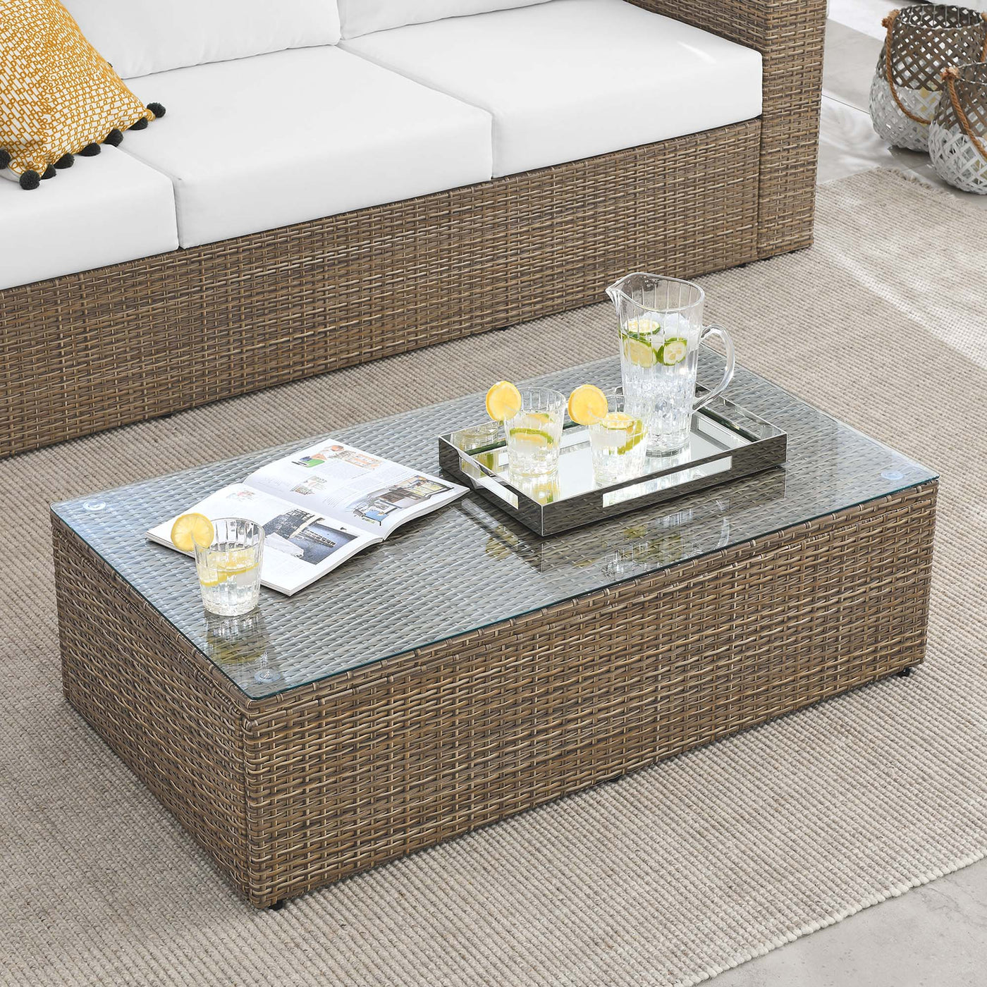 Convene Outdoor Patio Outdoor Patio Coffee Table by Modway