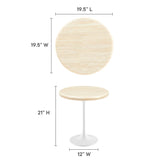 White Travertine / 20"