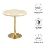 Gold Travertine / 20"