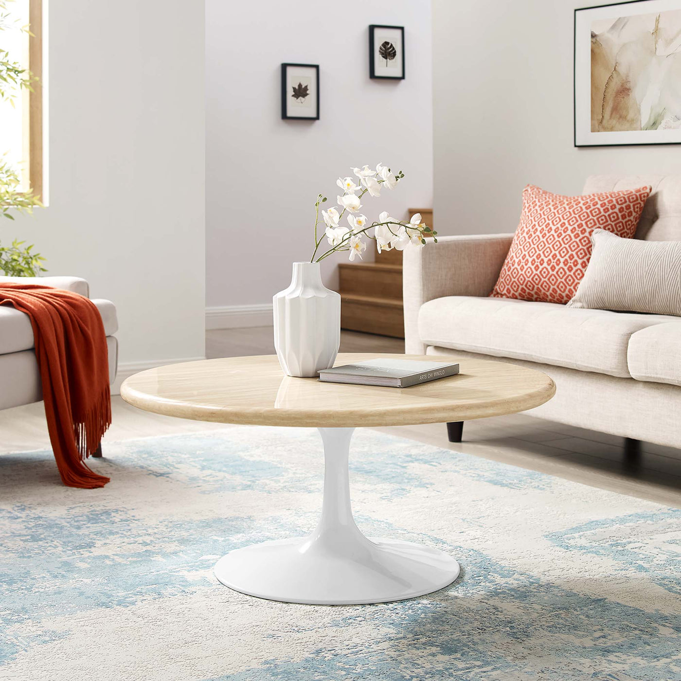 White Travertine / 36"