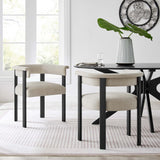 Heathered Weave Ivory Black