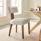 Heathered Weave Ivory Deep Brown