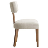 Heathered Weave Ivory Deep Brown