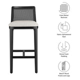 Black Black Heathered Weave Ivory