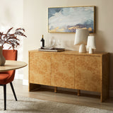 Hudson  60" Burl Wood  Sideboard